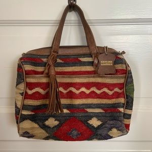 Vintage tapestry handbag